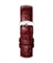 18 mm酒红色鳄纹皮革表带